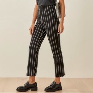 Reformation Marlon pants striped